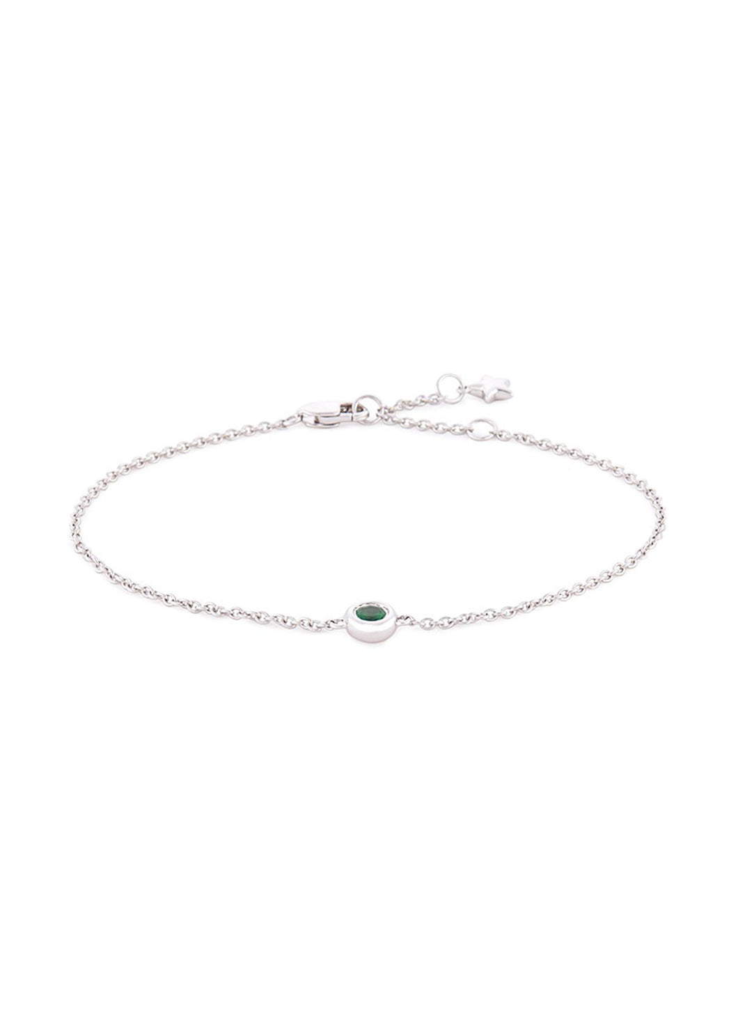 Garnet 18k white gold bracelet - LC Collection Jewellery - Metallic