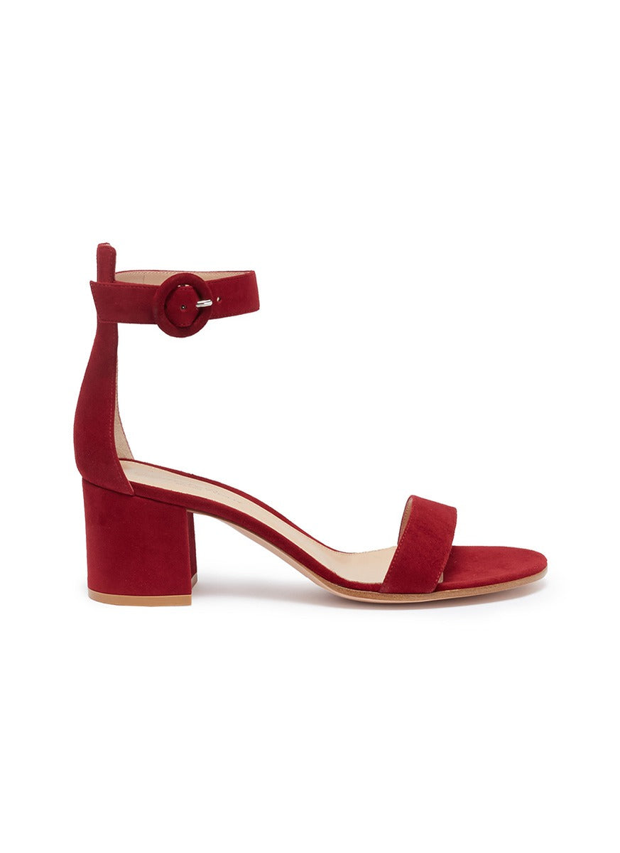 'Versilia' ankle strap suede sandals