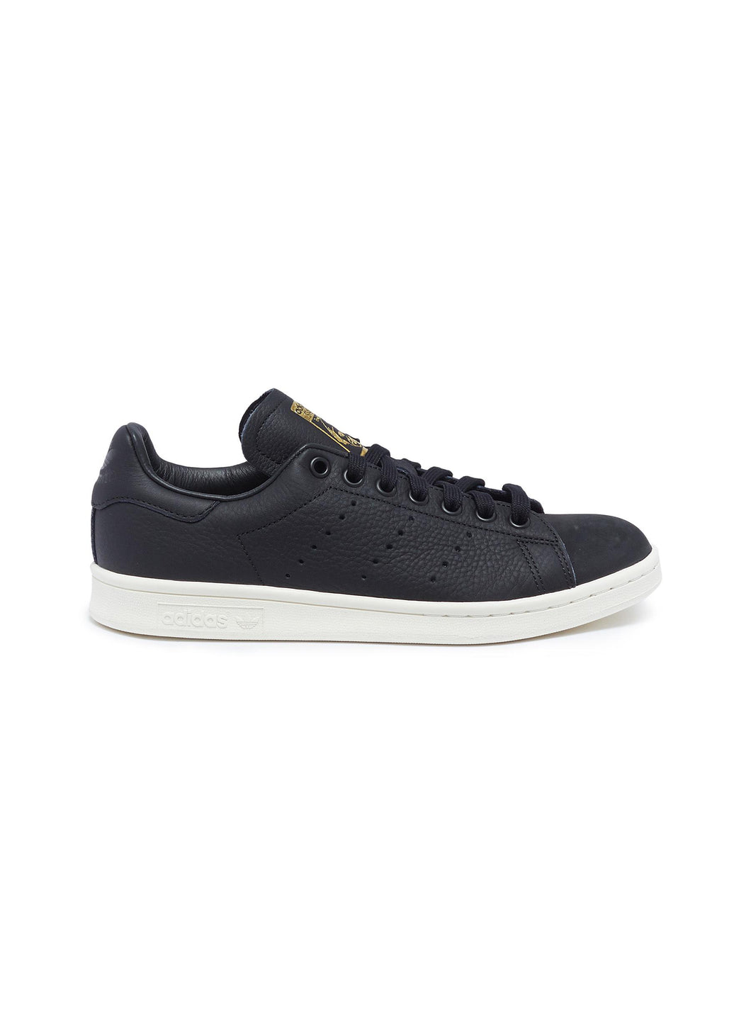 'Stan Smith Premium' leather sneakers - adidas - Black