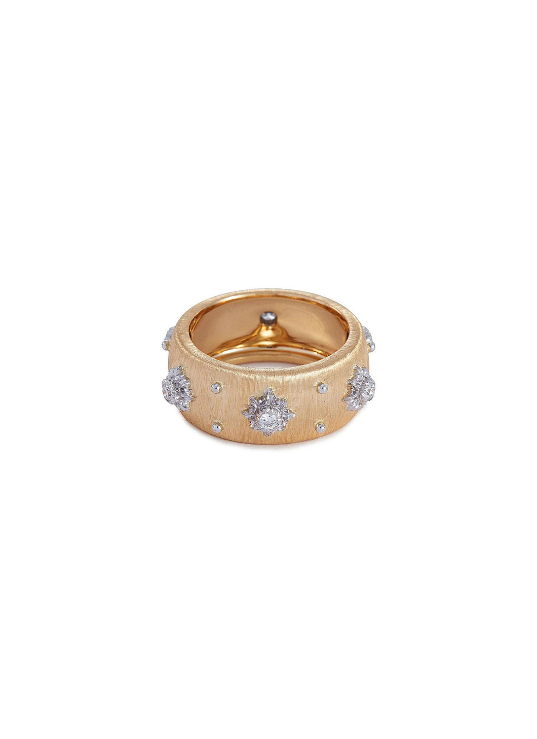 'Macri Eternelle' diamond 18k yellow gold ring - Buccellati - Metallic