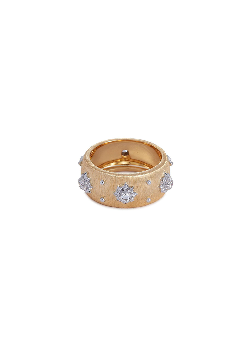 'Macri Eternelle' diamond gold ring - Buccellati - Metallic