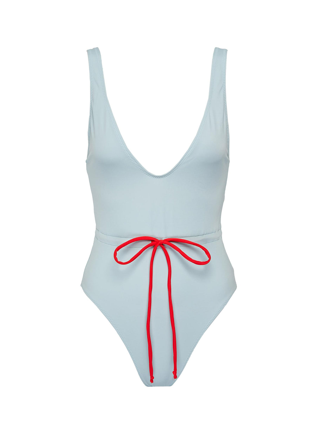 'The Michelle Tie' one-piece swimsuit - Solid & Striped - Blue