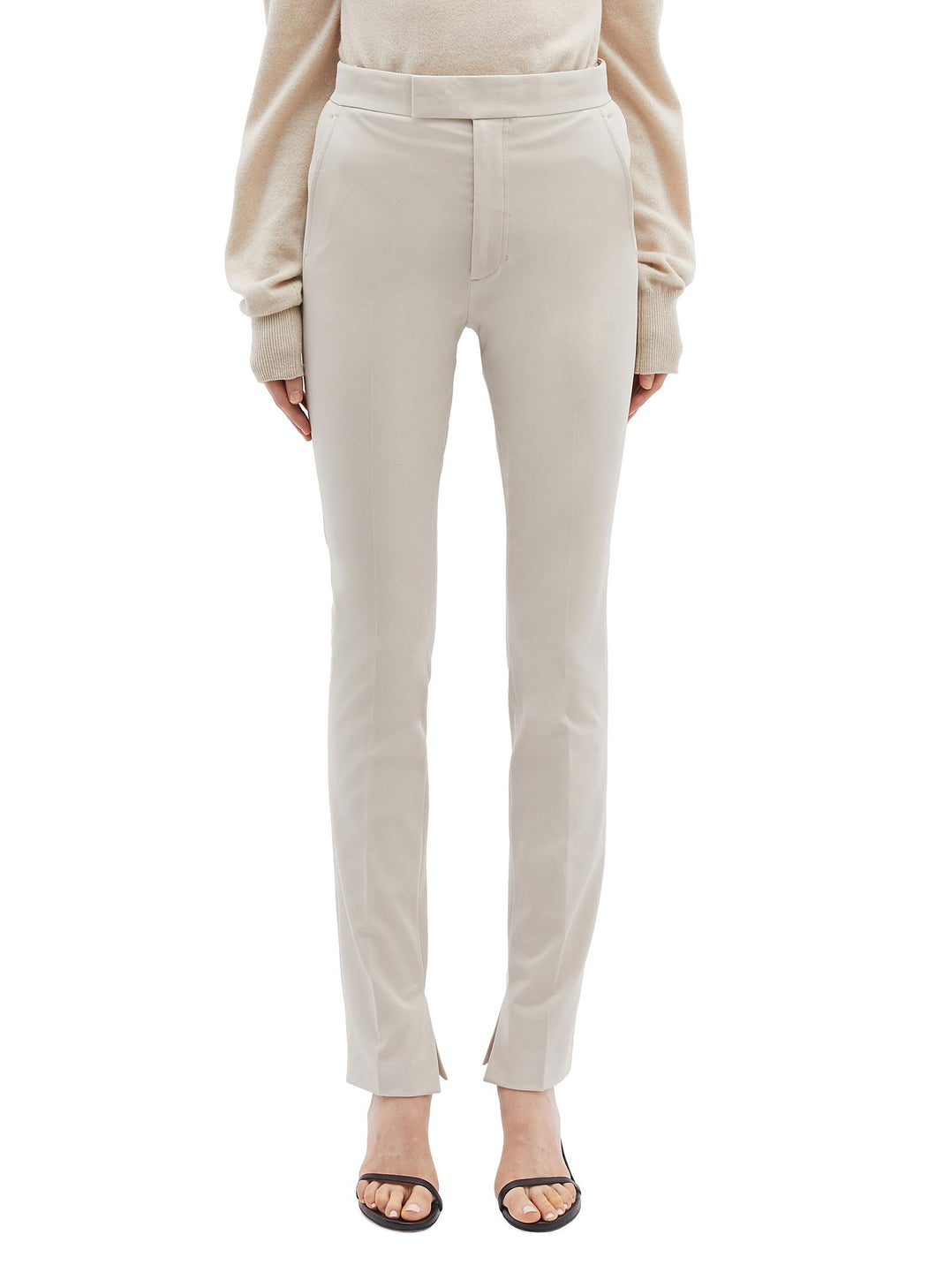 'Rider' split cuff legging pants - Helmut Lang - Neutral