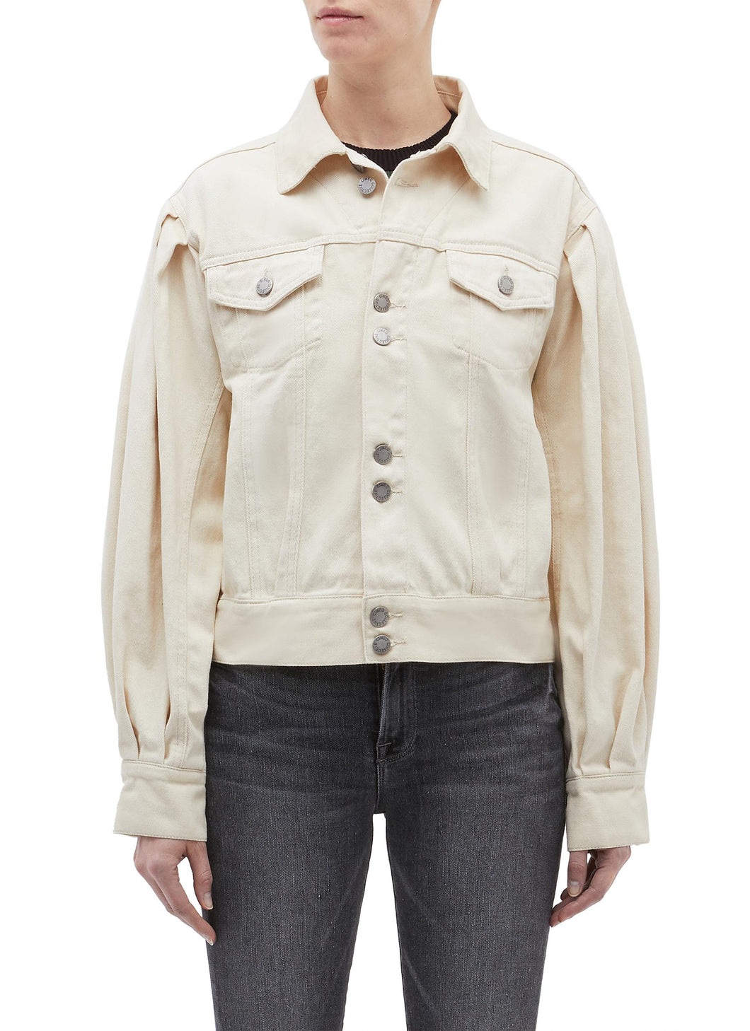 'Essentials' denim jacket - C/MEO COLLECTIVE - White