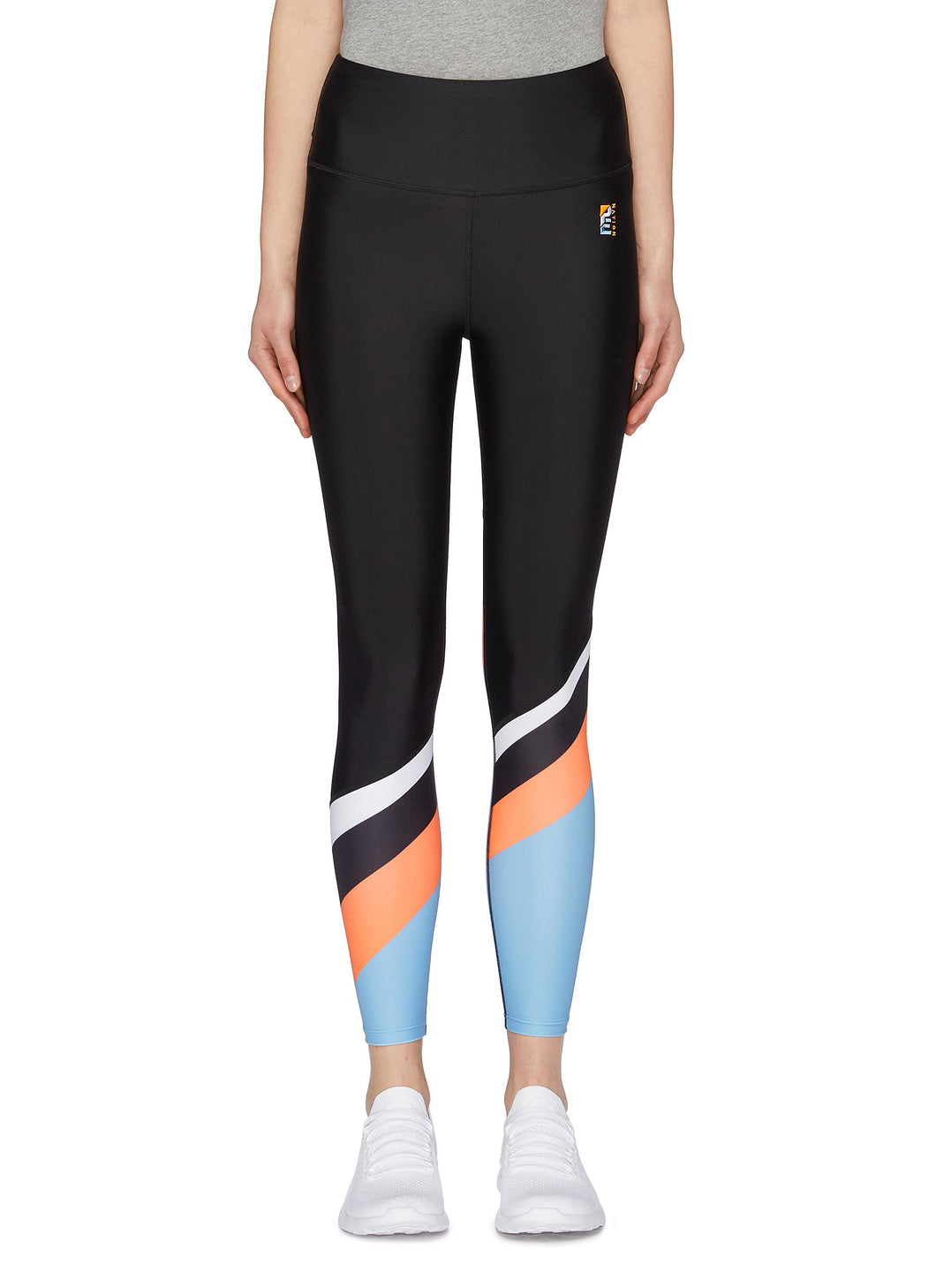 'Sky Shot' colourblock performance leggings - P.E Nation - Multi-colour