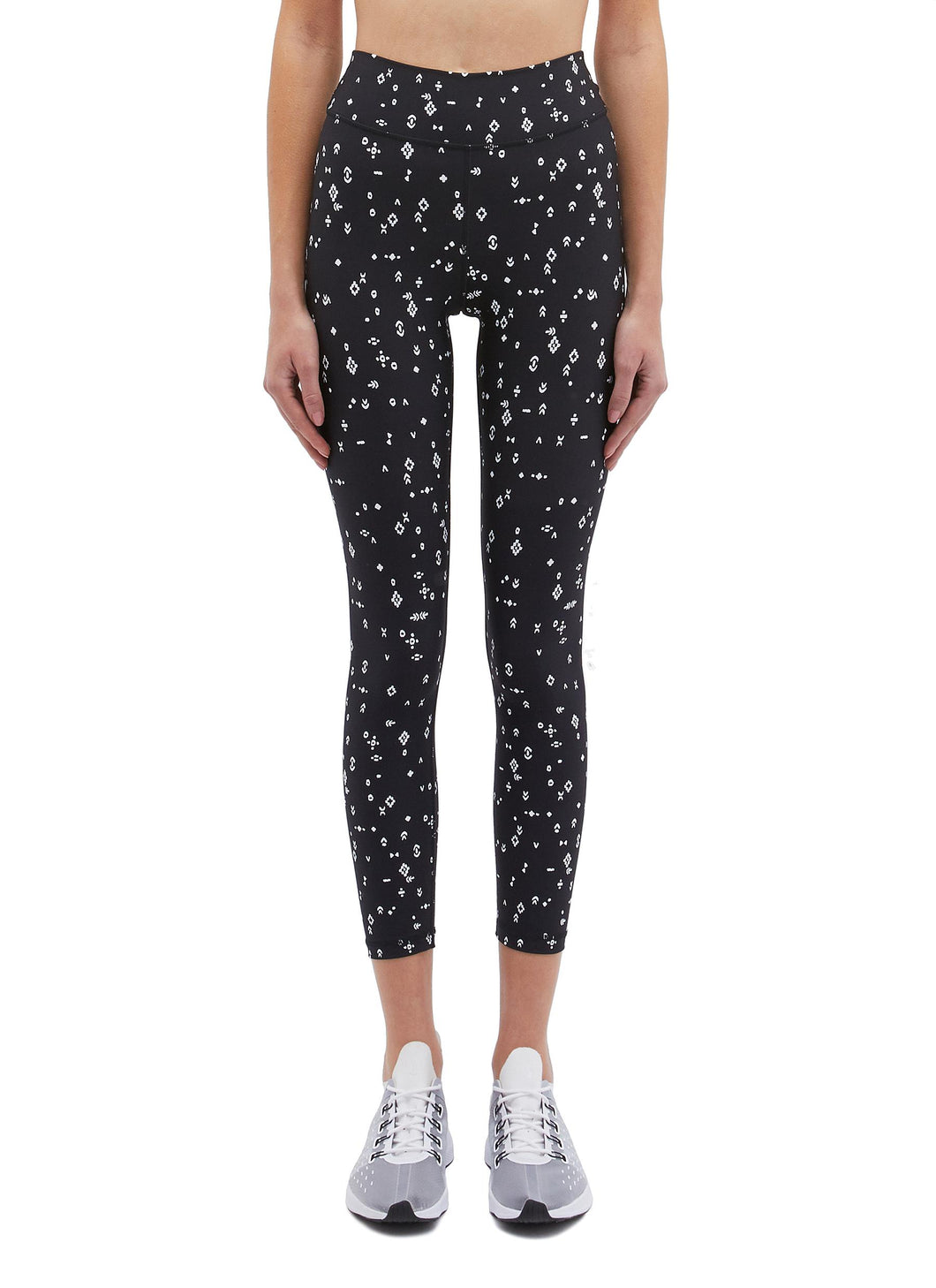 'Signs Dance' print performance midi leggings - THE UPSIDE - Multi-colour