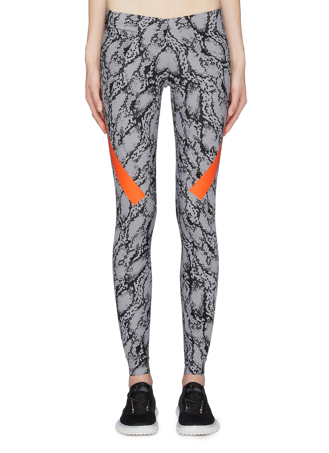 'Alphaskin 360' snake print Climachill® performance leggings - adidas by Stella McCartney - Multi-colour