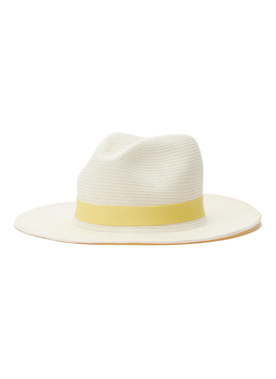 'Nomad' packable straw fedora hat - Yestadt - White