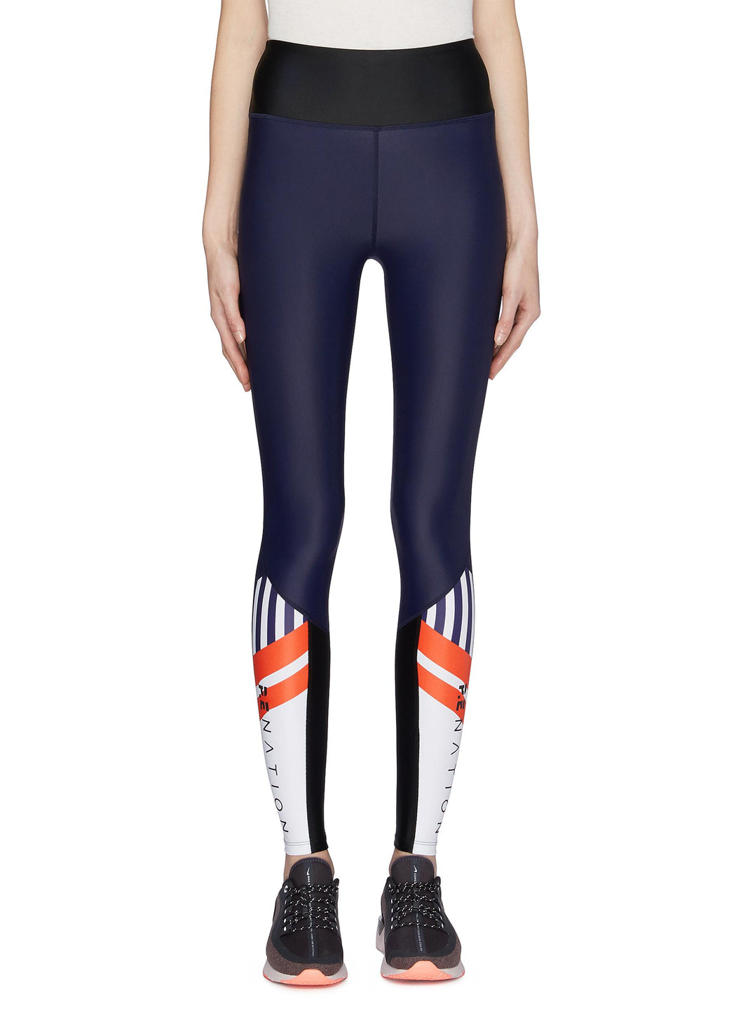 'Ko' colourblock graphic panel leggings - P.E Nation - Multi-colour