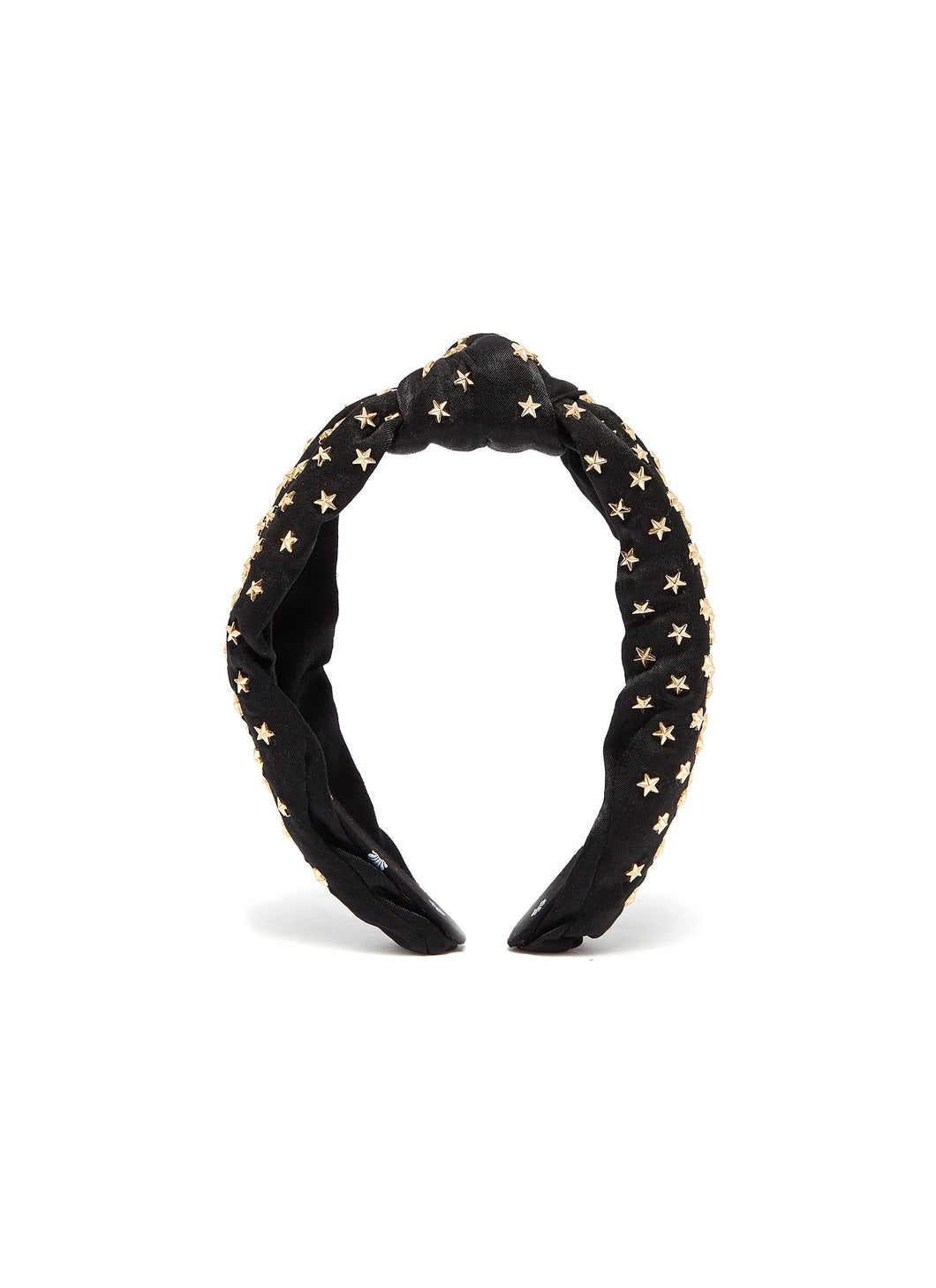 Star stud velvet headband