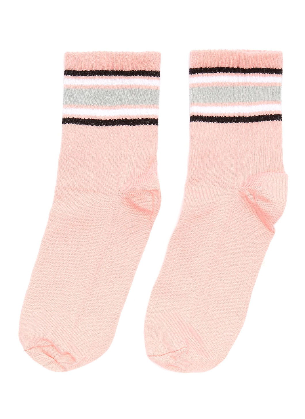 Stripe cuff socks