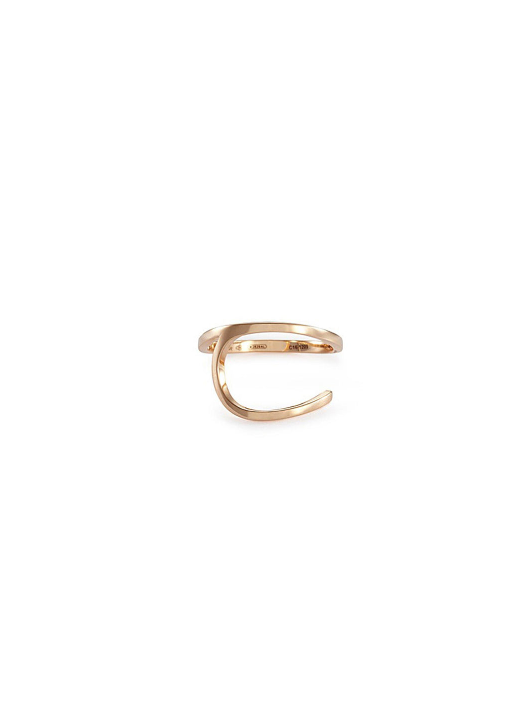 'La Ligne C' 18k rose gold ring - REPOSSI - Metallic