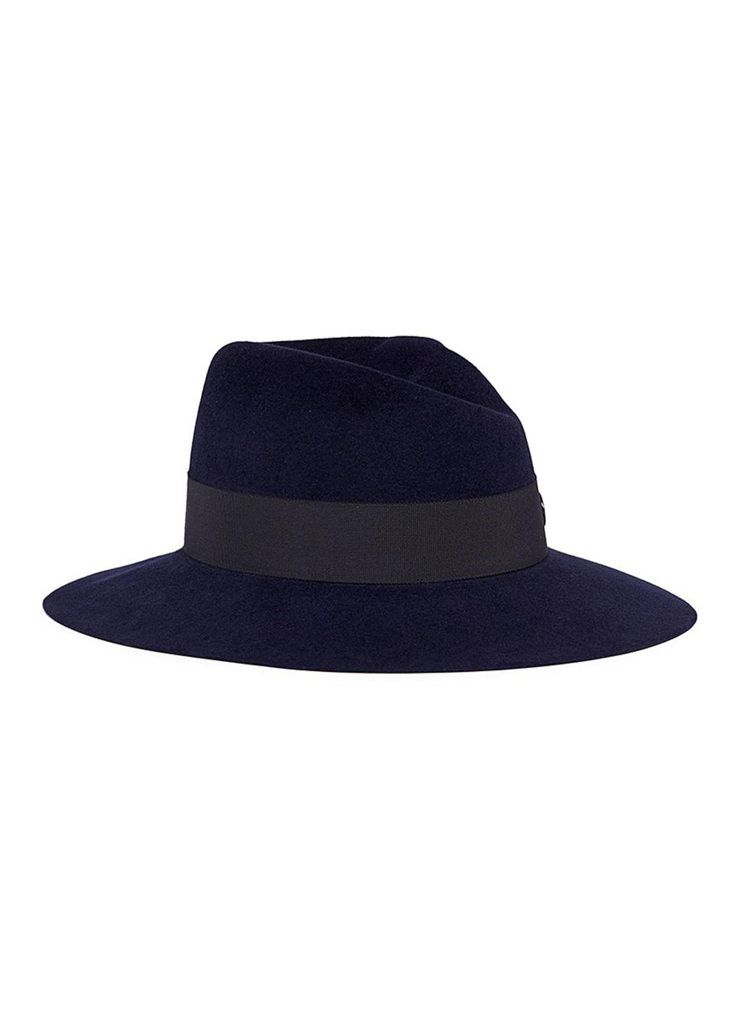 'Virginie' swirl rabbit furfelt fedora hat - Maison Michel - Blue