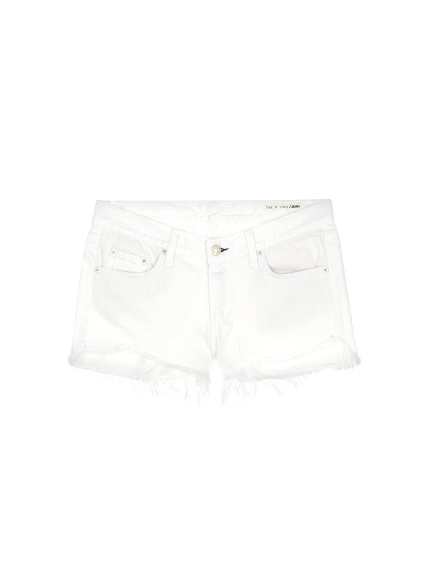 'Cut Off' denim shorts - rag & bone/JEAN - White